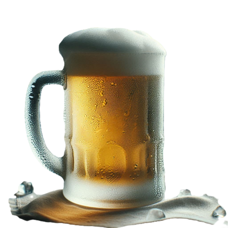 A photo of different drinks, such as water, milk, juice, tea, coffee, beer, wine and so on.